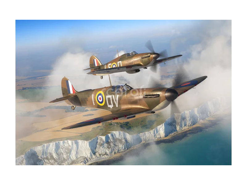 Revell Spitfire Mk.Ia & Hurricane Mk.I (1:144) (starter set)