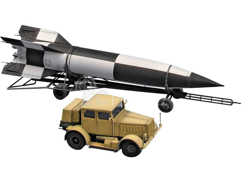 Revell SS-100 Gigant + Transporter + V2 (1:72)