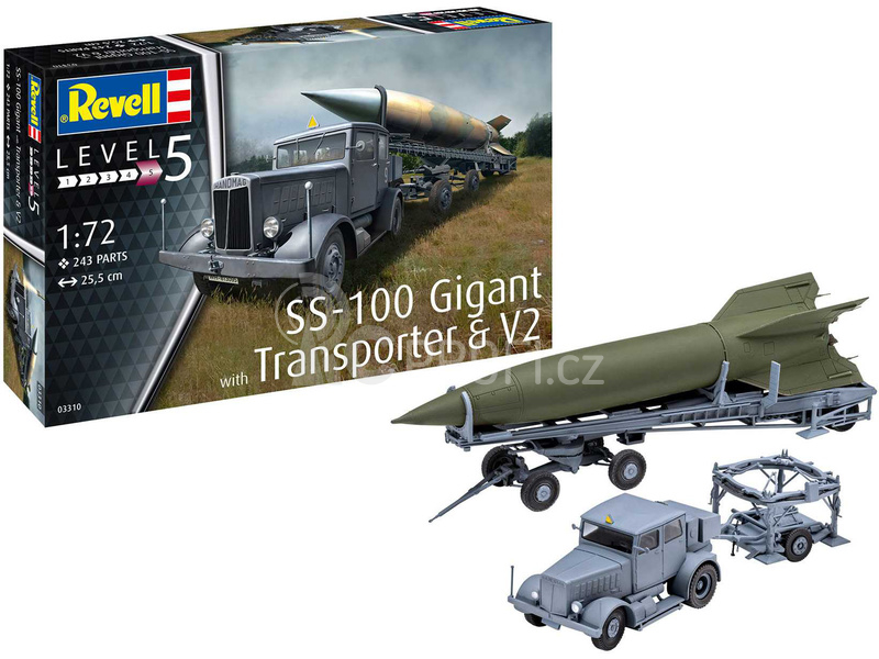 Revell SS-100 Gigant + Transporter + V2 (1:72)