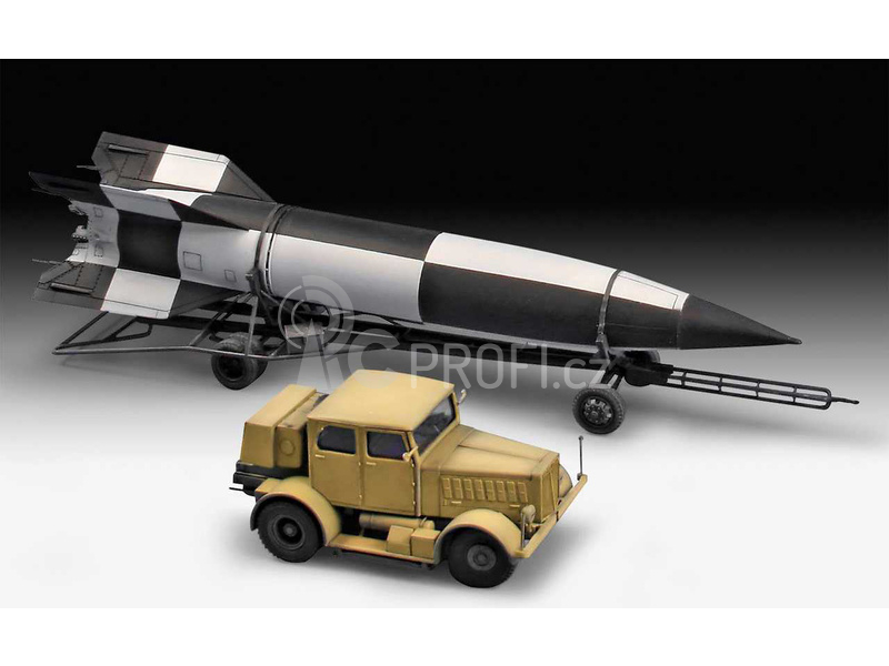 Revell SS-100 Gigant + Transporter + V2 (1:72)