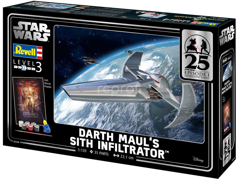 Revell SW EP1 Darth Maul's Sith Infiltrator (1:120) (giftset)