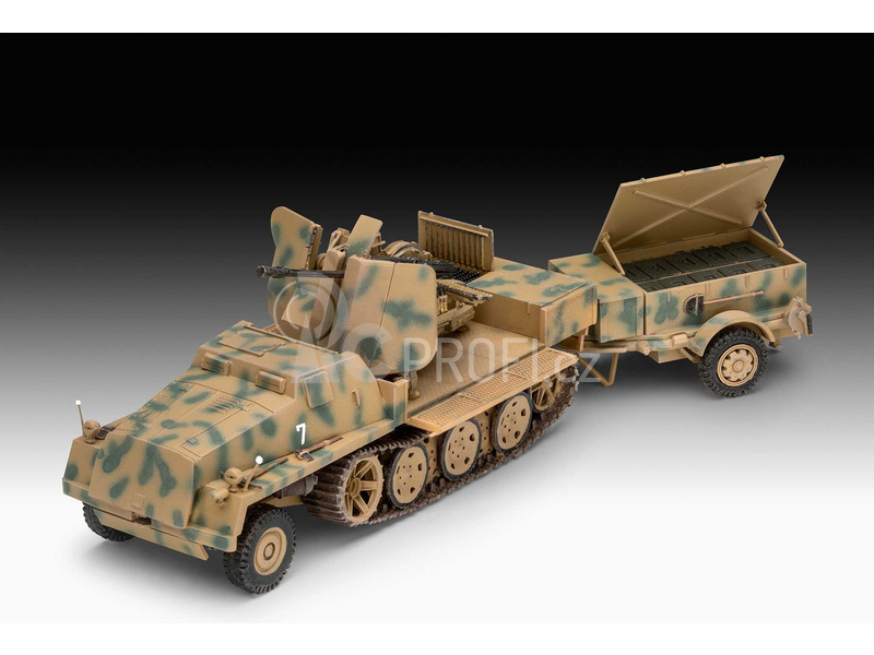 Revell sWS mit Flak-Aufbau als Sfl. mit 3,7cm Flak 43 (1:72)
