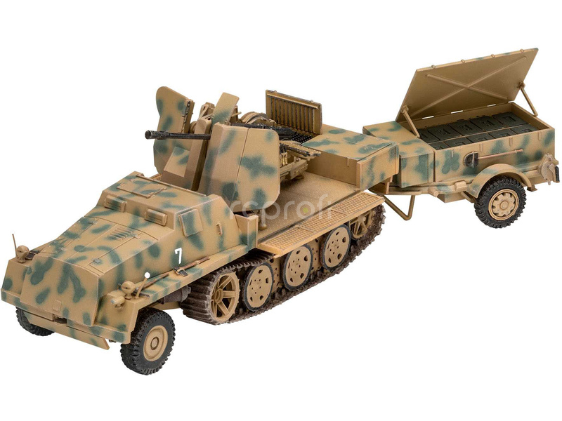 Revell sWS with Flak43 and Sd.Ah58 Ammo Trailer (1:72) (sada)