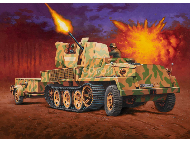 Revell sWS with Flak43 and Sd.Ah58 Ammo Trailer (1:72) (sada)