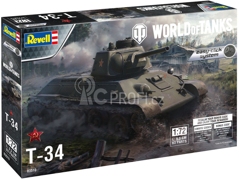 Revell T-34 (1:72) (World of Tanks)