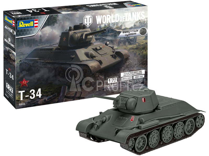 Revell T-34 (1:72) (World of Tanks)