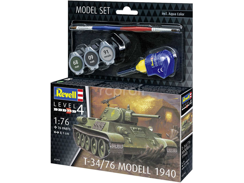Revell T-34/76 Model 1940 (1:76) (sada)