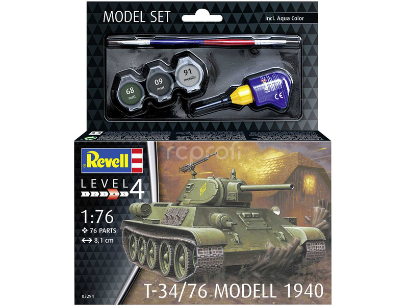 Revell T-34/76 Model 1940 (1:76) (sada)