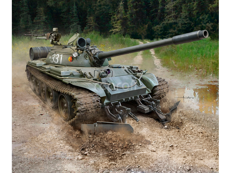 Revell T-55A/AM with KMT-6/EMT-5 Mine Plough (1:72) (sada)