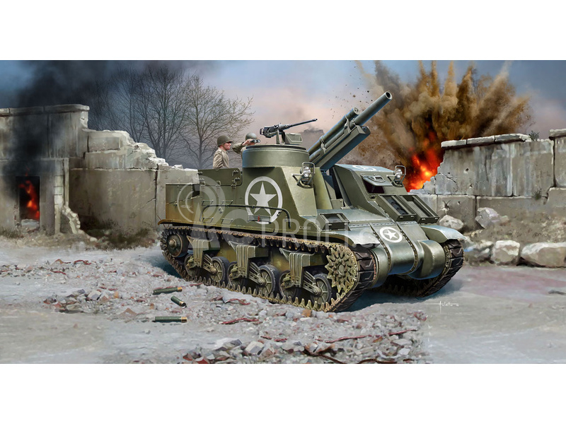 Revell tank M7 HMC Priest (1:76)