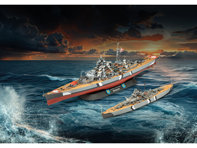 Revell The Legendary Bismarck (1:700 + 1:1200) (giftset)