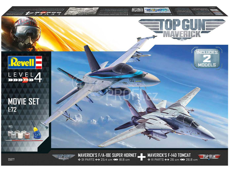 Revell Top Gun 2 Movie Set (1:72) (giftset)