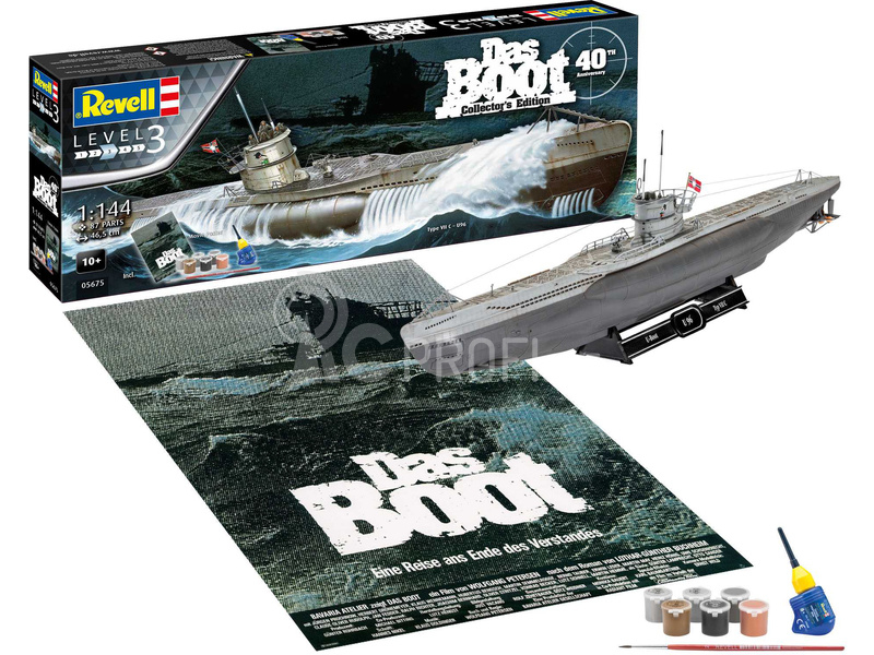 Revell U-96 Das Boot 40. výročí (1:144) (giftset)