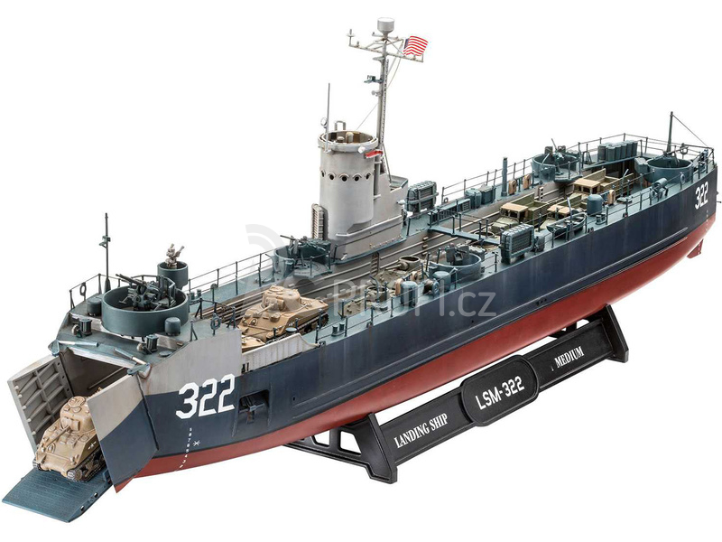 Revell US Navy Landing Ship Medium (Bofors 40 mm gun) (1:144)