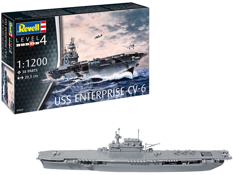 Revell USS Enterprise CV-6 (1:1200)