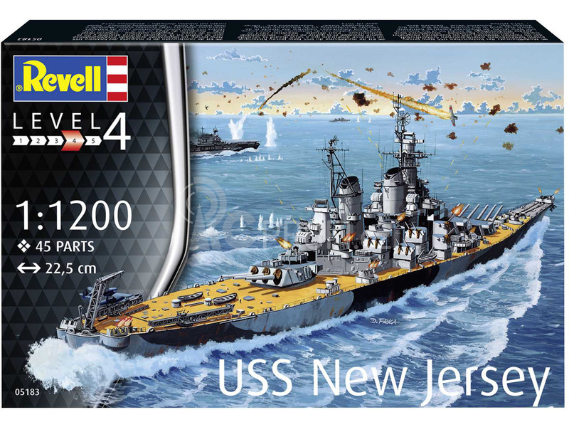 Revell USS New Jersey (1:1200)