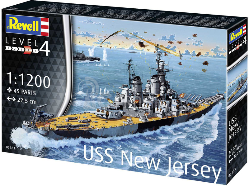 Revell USS New Jersey (1:1200)