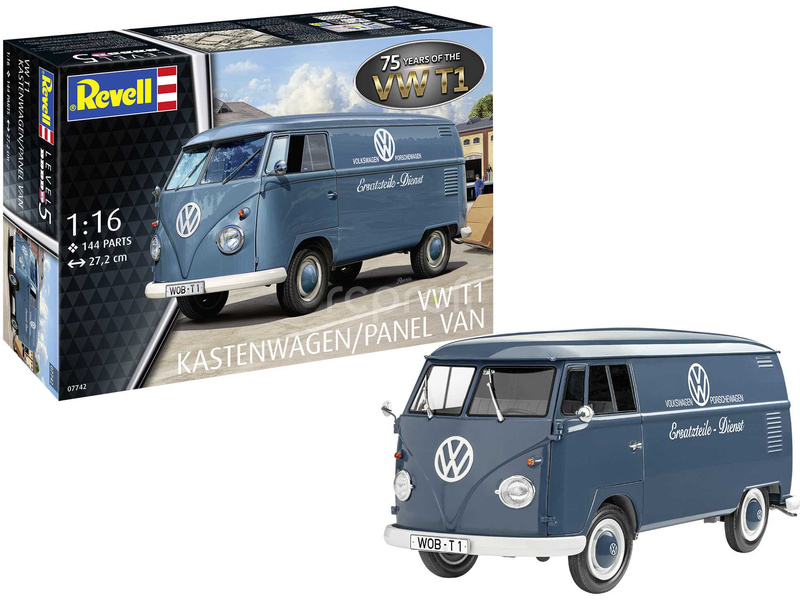 Revell Vokswagen T1 Panel Van 75. výročí (1:16)