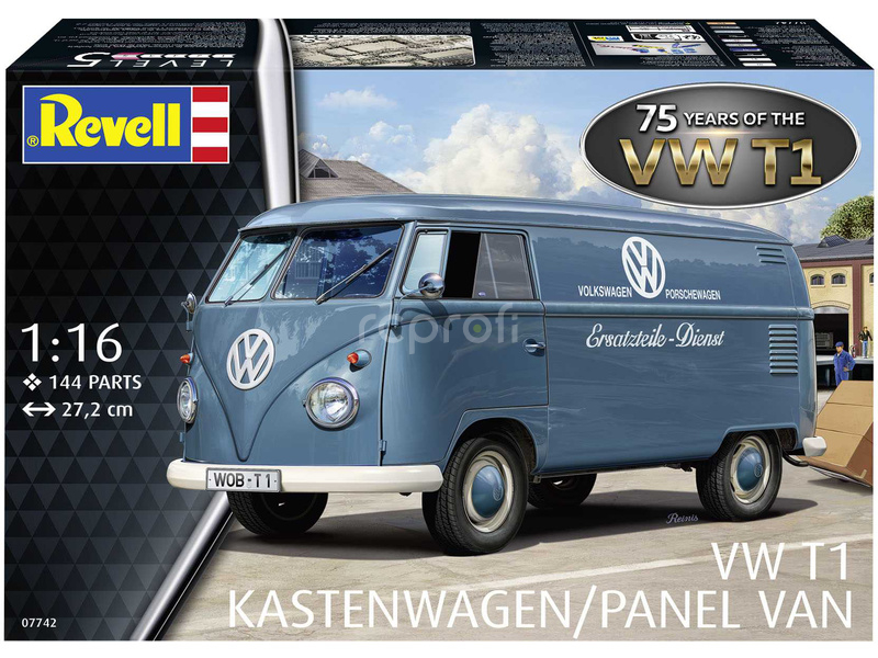 Revell Vokswagen T1 Panel Van 75. výročí (1:16)