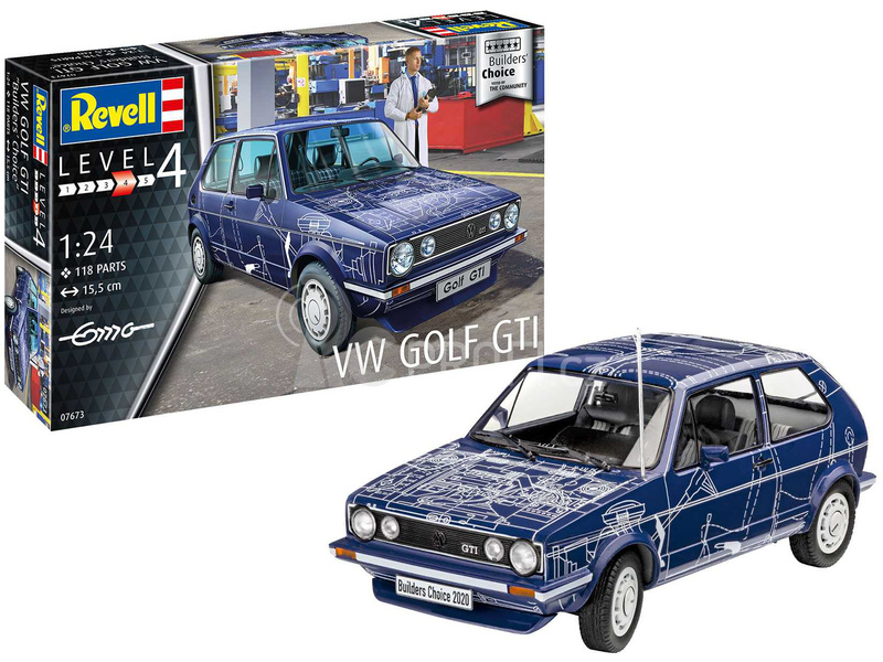 Revell Volkswagen Golf Gti Builders Choice (1:24) (set)