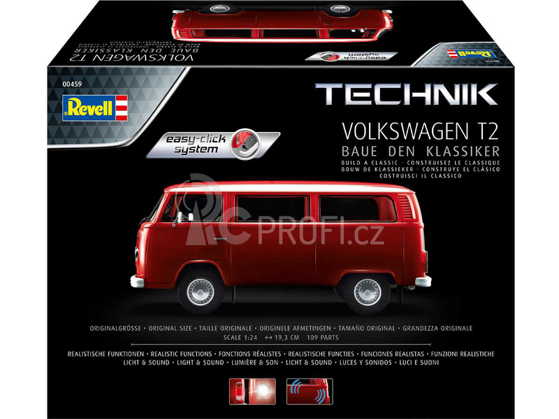 Revell Volkswagen T2 (1:24) (Easy-Click)
