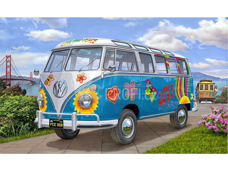 Revell VW T1 Samba Bus Flower Power (1:24)