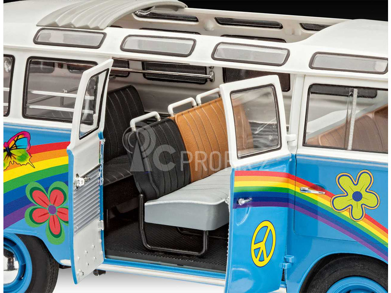 Revell VW T1 Samba Bus Flower Power (1:24)