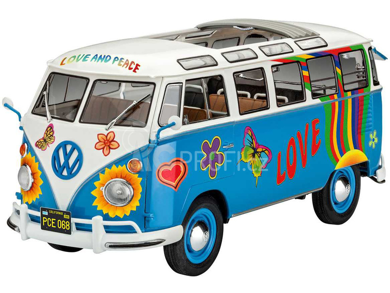 Revell VW T1 Samba Bus Flower Power (1:24)