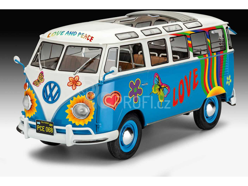 Revell VW T1 Samba Bus Flower Power (1:24)
