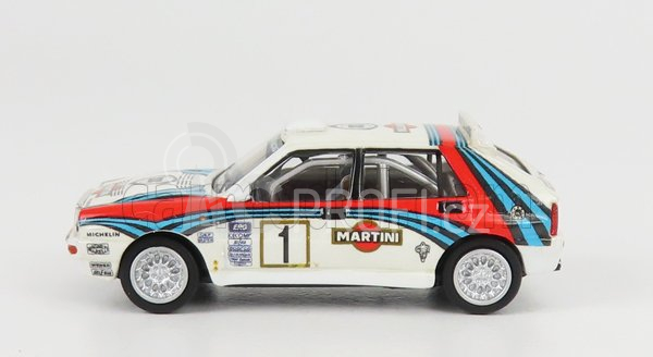 Ricko Lancia Delta Hf Integrale Evoluzione Ii Martini N 1 Rally Montecarlo 1992 1:87 Bílá Modrá Červená