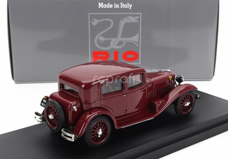 Rio-models Alfa romeo 1750 Berlina Scuderia Ferrari 1932 1:43 Čína Červená