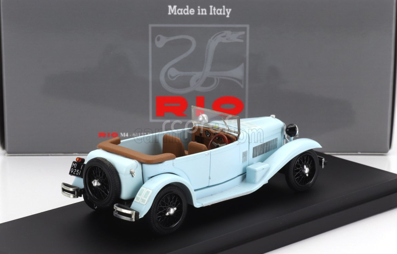 Rio-models Alfa romeo 1750 T. N 99 Mille Miglia 1930 Ferrari - Basso 1:43 Světle Modrá