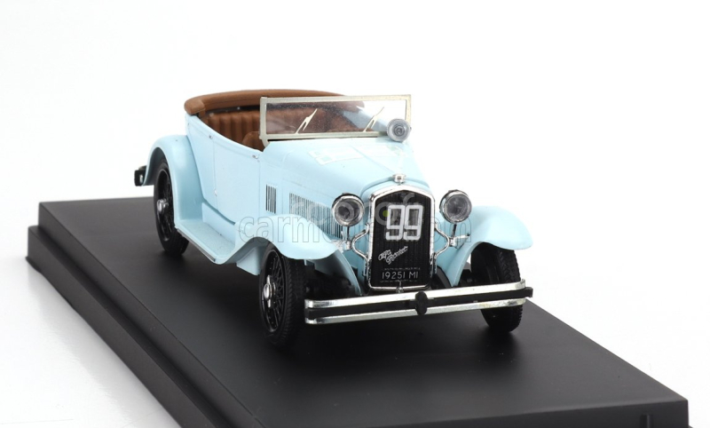 Rio-models Alfa romeo 1750 T. N 99 Mille Miglia 1930 Ferrari - Basso 1:43 Světle Modrá