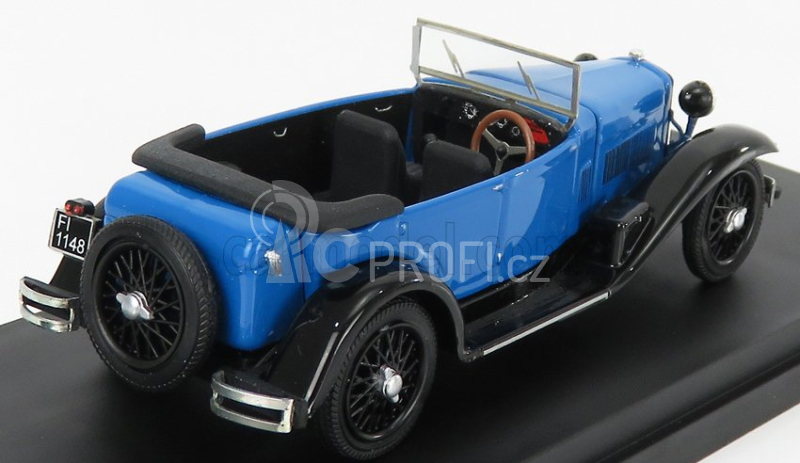 Rio-models Alfa romeo 1750 Torpedo Cabriolet Open 1930 1:43 Červená Modrá