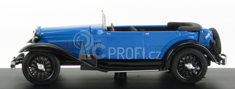 Rio-models Alfa romeo 1750 Torpedo Cabriolet Open 1930 1:43 Červená Modrá