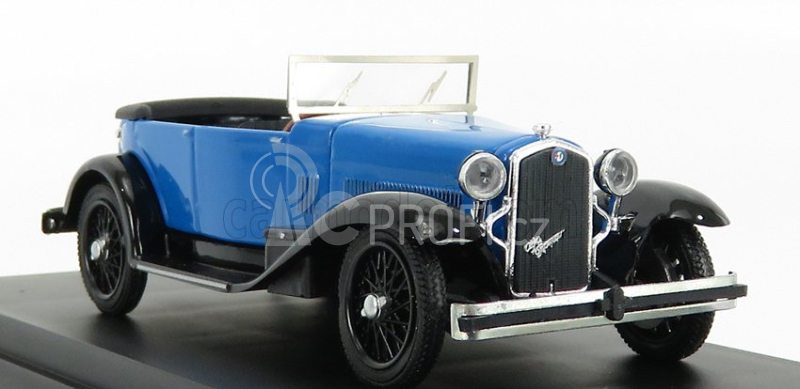 Rio-models Alfa romeo 1750 Torpedo Cabriolet Open 1930 1:43 Červená Modrá