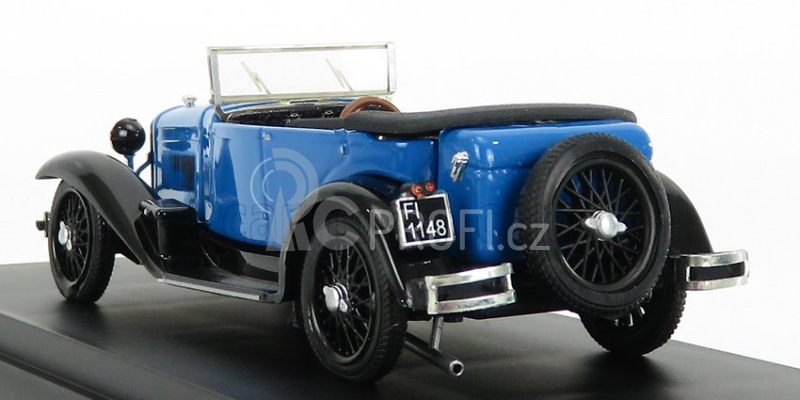 Rio-models Alfa romeo 1750 Torpedo Cabriolet Open 1930 1:43 Červená Modrá