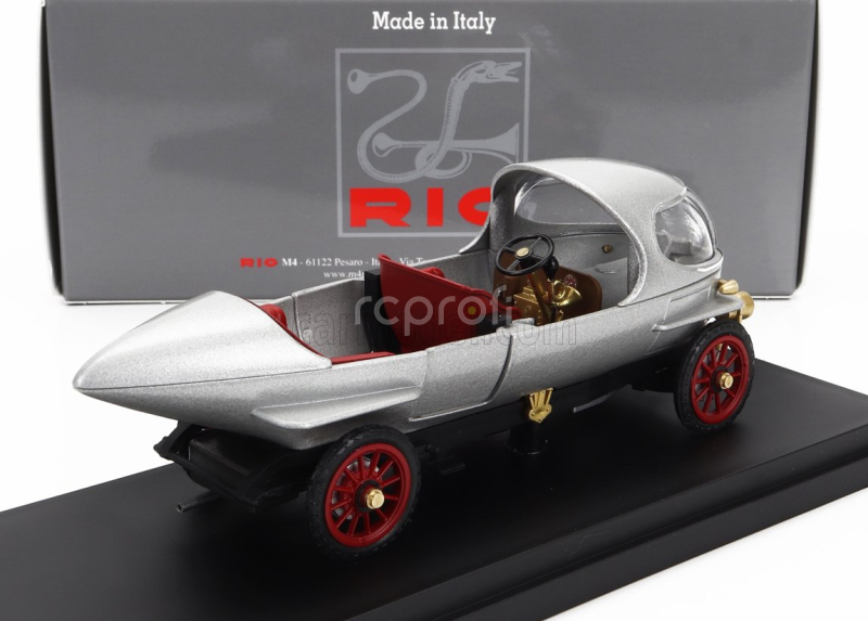 Rio-models Alfa romeo 40-60 Cv Aerodinamica Siluro Ricotti Torpedo Open 1915 1:43 Silver