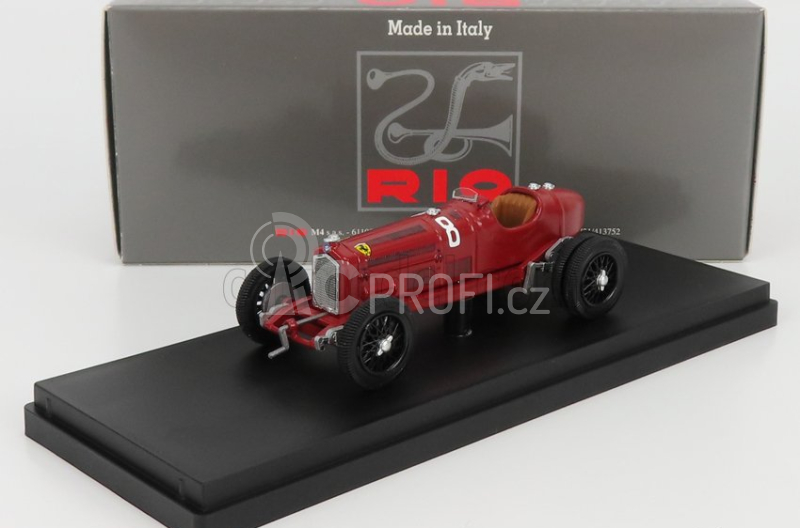 Rio-models Alfa romeo F1  P3 Tipo B Scuderia Ferrari N 8 Parma - Poggio Di Berceto 1934 A.varzi 1:43 Red