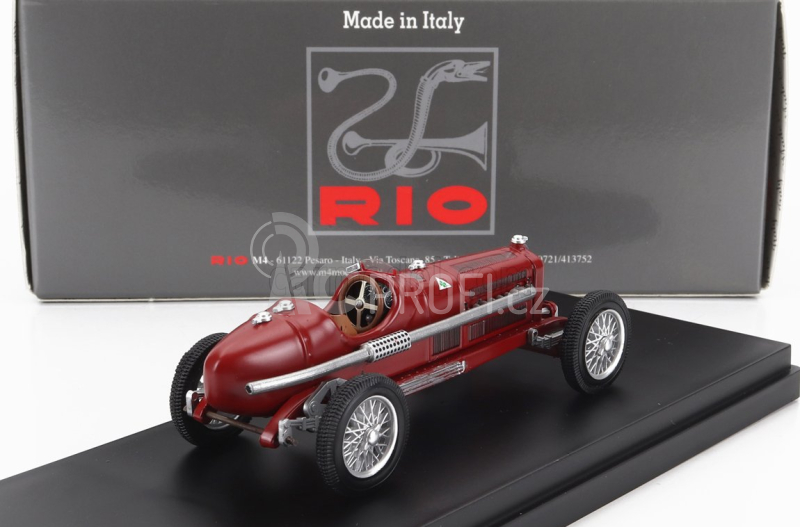 Rio-models Alfa romeo F1  Tipo B Quadrifoglio 1932 1:43 Red