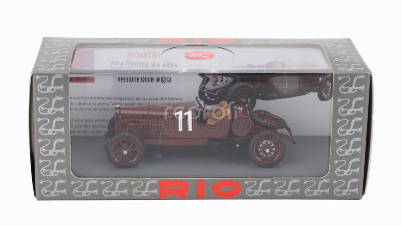 Rio-models Alfa romeo G1 Spider N 11 Mille Miglia 1921 1:43 Red