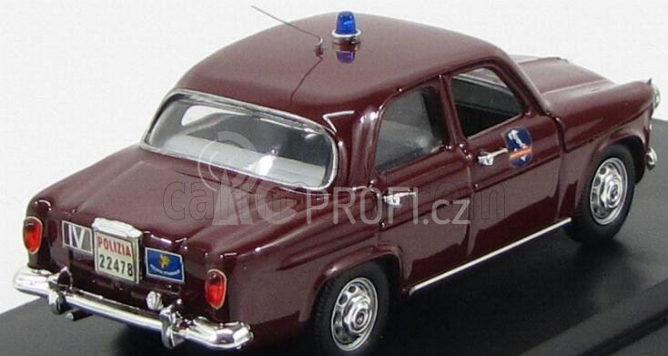 Rio-models Alfa romeo Giulietta 50th Anniversary Polizia Autostradale Autostrada Del Sole 1964-2014 1:43 Bordeaux