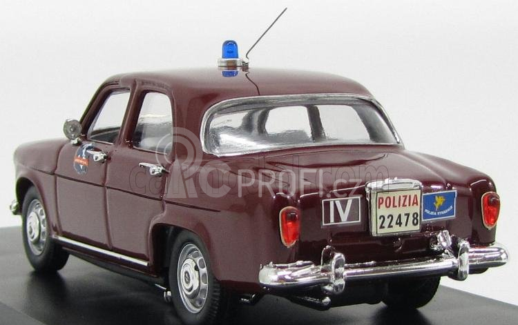 Rio-models Alfa romeo Giulietta 50th Anniversary Polizia Autostradale Autostrada Del Sole 1964-2014 1:43 Bordeaux