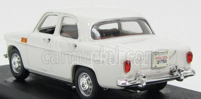 Rio-models Alfa romeo Giulietta Polizia Museo Di Roma 1955 1:43 Bílá