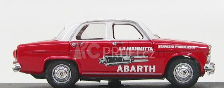 Rio-models Alfa romeo Giulietta Servizio Marmitte Abarth 1957 1:43 Červená Bílá