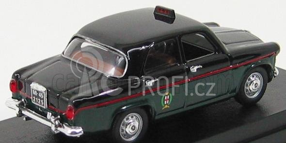 Rio-models Alfa romeo Giulietta Taxi Milano 1959 1:43 Černá Zelená