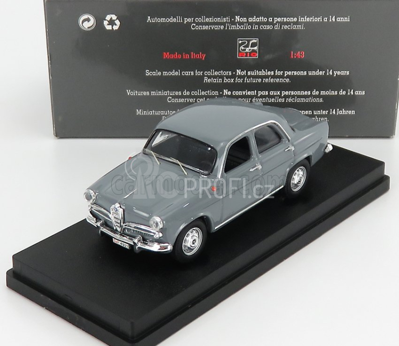 Rio-models Alfa romeo Giulietta Ti 1959  Guardia Di Finanza 1:43 Grey