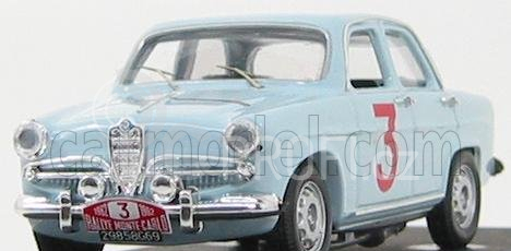 Rio-models Alfa romeo Giulietta Ti N 3 Rally Montecarlo 1960 E.carlsson 1:43 Světle Modrá