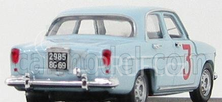 Rio-models Alfa romeo Giulietta Ti N 3 Rally Montecarlo 1960 E.carlsson 1:43 Světle Modrá