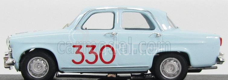Rio-models Alfa romeo Giulietta Ti N 330 Rally Montecarlo 1964 Pinasco - Sanfilippo 1:43 Světle Modrá